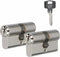 S2 dubbele veiligheidscilinders S6 30/30 gelijksluitend per 2