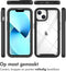 iMoshion Hoesje Geschikt voor iPhone 14 Hoesje - iMoshion 360° Full Protective Case - Zwart / Transparant