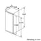 Siemens KI51FADE0 - Inbouwkoelkast - hyperFresh Premium - LED verlichting - softClose deursluiting