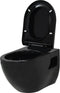 vidaXL - Hangend - toilet - met - verborgen - stortbak - keramiek - zwart