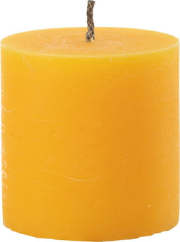 J-Line buitenkaars Pilaar Paraffine - geel - small - 70U