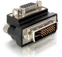 Delock DVI-I naar VGA Adapter - Male/female - Zwart