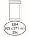 Hermes - Envelop hermes akte eb4 262x371 zk 25st wit | 10 stuks