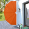 Terrasscherm inklapbaar 160 cm terracottakleurig