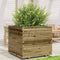 vidaXL - Plantenbak - 80x80x72 - cm - geïmpregneerd - grenenhout