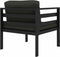 vidaXL - Hoekbank - sectioneel - 1 - st - met - kussens - aluminium - antracietkleurig