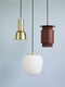 Hübsch 990819 hanglamp - ø20 x H26 cm - rood