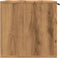 vidaXL - Kattenbakkast - 60x40x40 - cm - bewerkt - hout - artisanaal - eikenkleurig