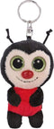 Nici Sleutelhanger Glubschis Lily May Junior Pluche 9 Cm Zwart