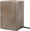 Tafellamp hout 10x15 cm e27 1,5 m snoer