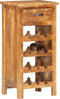 vidaXL - Wijnkast - 40x30x80 - cm - massief - acaciahout