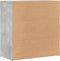vidaXL - Dressoir - 79x38x80 - cm - bewerkt - hout - betongrijs