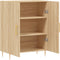 vidaXL - Dressoir - 69,5x34x90 - cm - bewerkt - hout - sonoma - eikenkleurig