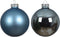 Kerstbal glas d6 cm ijsblauw 20st