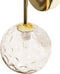 ANADYR - Wandlamp set van 2 - Goud/Beige - Glas/Metaal