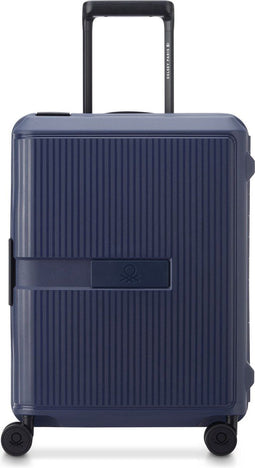 Delsey Paris x Benetton - Color Block - 55 cm Handbagagekoffer - Blauw