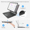 HL128S Tecaldo voor iPad Air4/5/6, iPad Pro/11, magnetisch, zwevend, trackpad-design, met 7-kleuren