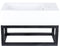 Differnz Force - Fontein - Keramiek met kraangat rechts - Glans wit - 40 x 22 x 11.5 cm