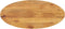 vidaXL - Tafelblad - ovaal - 140x60x2,5 - cm - massief - mangohout