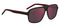 Hugo By Boss Hg 1296/S - Heren Zonnebril - Rechthoekig Acetaat Met spiegelglazen - Zwart/Rood