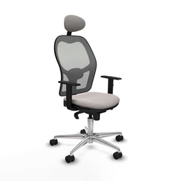 Jorquera Piqueras y Crespo 1D086N1 - Bureaustoel met hoofdsteun - Verstelbare hoogte - Wit