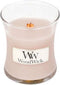 WoodWick Vanilla & Sea Salt - Mini Geurkaars - 20 branduren - 85gr - 8 cm / ø 7 cm