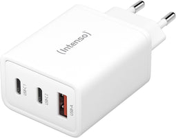 Intenso W65ACC - GaN Voedingsadapter - 65W met 1x USB-A en 2x USB-C (143g)