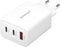 Intenso W65ACC - GaN Voedingsadapter - 65W met 1x USB-A en 2x USB-C (143g)
