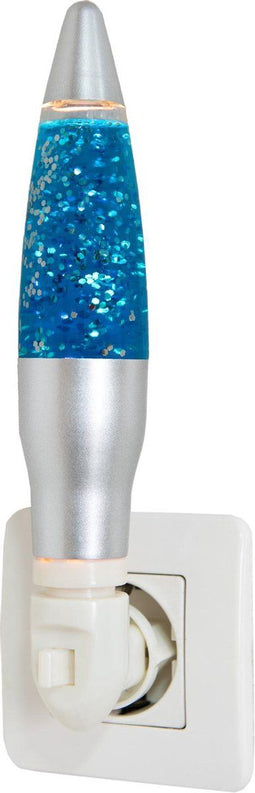 Fisura Nachtlampje | Glitterlamp Blauw | LED
