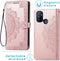 iMoshion Hoesje Geschikt voor OnePlus Nord N100 Hoesje Met Pasjeshouder - iMoshion Mandala Bookcase - Rosé Goud
