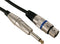 HQ Power PAC112 - Kabel - XLR 3-pin naar 6.35mm analoog - Zwart