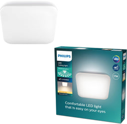 Philips Mauve - Plafonnière - 17 W - Vierkant - Wit