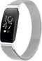 iMoshion Bandje Geschikt voor Fitbit Inspire Maat S - iMoshion Milanees magnetische band met installatiehulp - Zilver