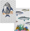 Set van 2 theedoeken Fish | Happy Friday