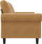 vidaXL - Tweezitsbank - 140 - cm - stof - bruin