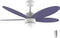 Cecotec Plafondventilator met Energysilence Aero 4260 Purple. 40 W, DC-motor, diameter 42 inch met 5 omkeerbare bladen, LED-lich