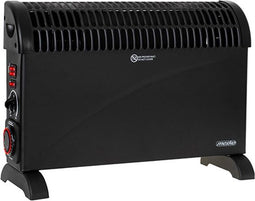 Mesko Elektrische Convector Kachel - 3 Warmtestanden 750W 1250W 2000W - Instelbare Thermostaat - Zwart