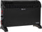 Mesko Elektrische Convector Kachel - 3 Warmtestanden 750W 1250W 2000W - Instelbare Thermostaat - Zwart