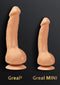 G-Vibe - G-Real - Mini Vibrerende Dildo - 3 x 18 cm - Beige