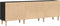 vidaXL - Tv-meubel - 150x30x50 - cm - bewerkt - hout - zwart