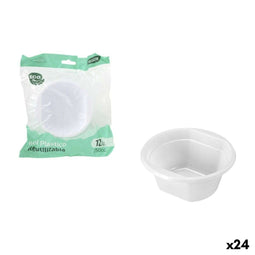 Set voor voorgerechtjes Algon Plastic 250 ml 12 x 12 x 5 cm 12 Onderdelen (24 Stuks)
