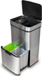 Goliving Automatische Prullenbak - Sensor Afvalbak - 64 Liter - RVS Zilver