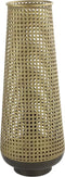 Tafellamp toren - staande lamp goud - metaal 55 cm