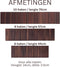 Urban State Piano - Wandkapstok - 8 haken - Donker hout - Walnoot finish