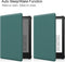 Lunso - sleepcover hoes - Geschikt voor Kindle Paperwhite 2021 (6.8 inch) - Groen