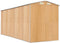 vidaXL - Tuinschuur - 192x523x223 - cm - gegalvaniseerd - staal - lichtbruin
