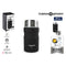 Thermos voor voedsel ThermoSport Zwart Staal 750 ml (6 Stuks)
