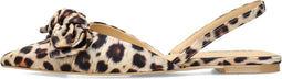 POSH by Poelman LOA Slingbacks - Dames sandalen met hak - Panterprint - Bruin