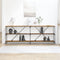 vidaXL - Console - Tafel - Oud - Hout - 200x30x75 - cm - Engineered - Hout - en - Staal