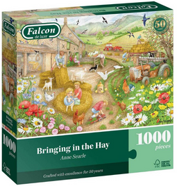 Falcon 1110500185 - Jumbo puzzel 1.000 st. - Thema Bringing in the Hay